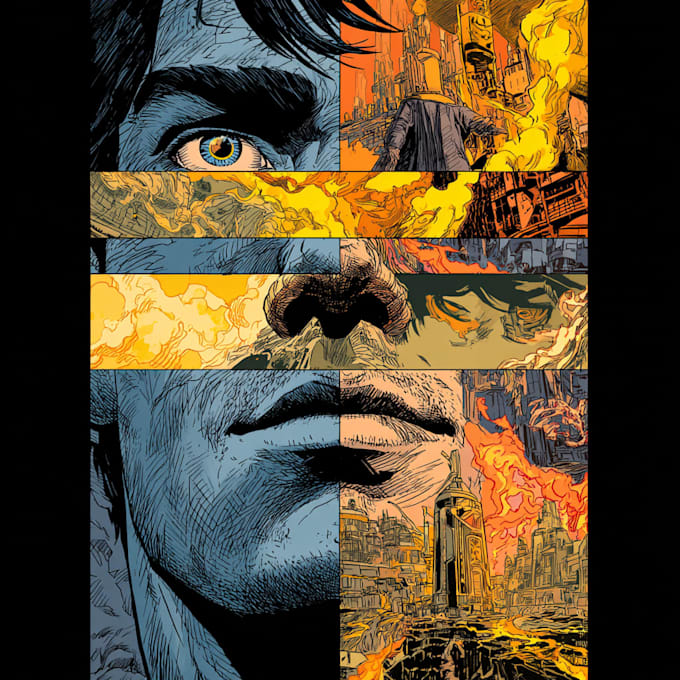 do comic book illustration children comic book