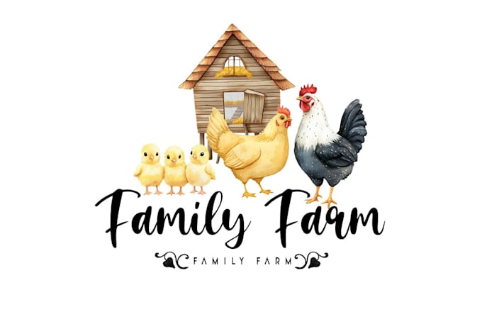 design a egg farmhouse logo