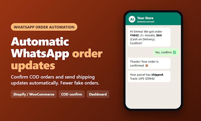 automate whatsapp cod order confirmation for your shopify store