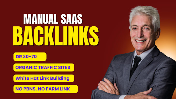 manual saas link building from real, high authority websites