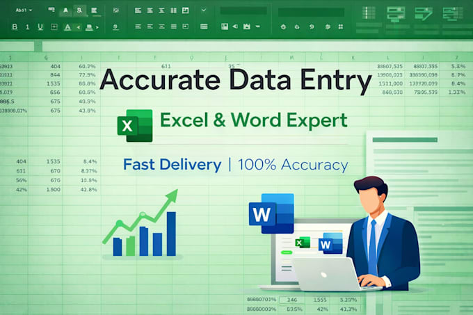 accurate data entry in excel and word