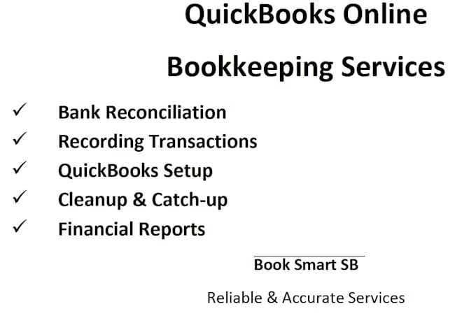 do quickbooks online bookkeeping and accounting support