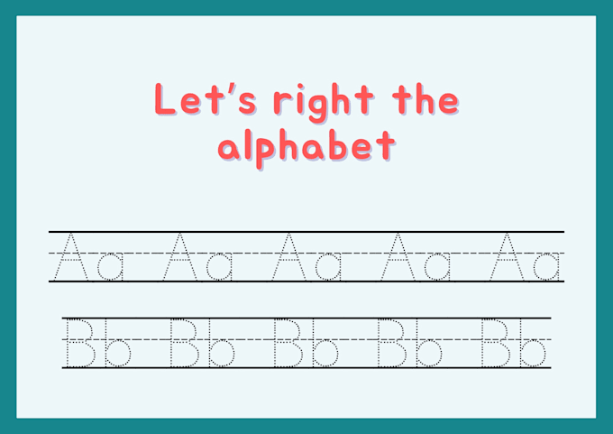 make kids activity book alphabet letter tracing