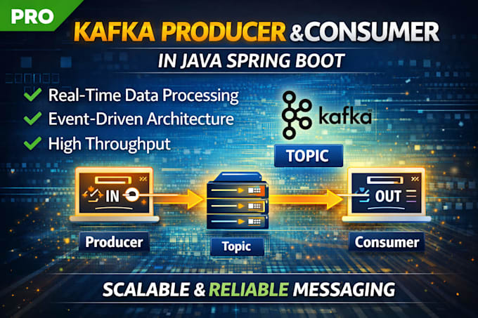 implement apache kafka producer and consumer in java spring boot