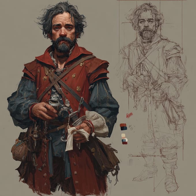 do fantasy and fantasy character design