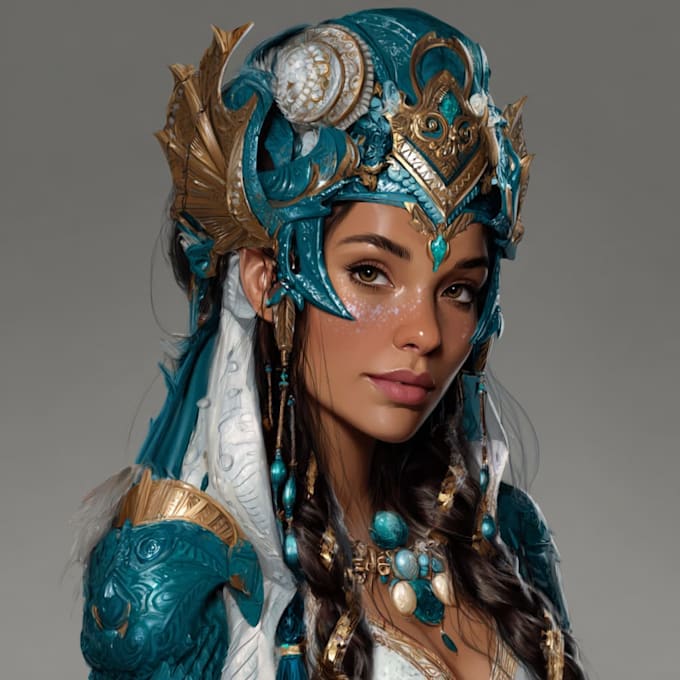 llustrate your fantasy character portrait