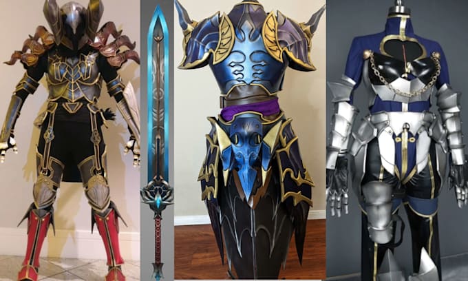 Do 3d cosplay sewing pattern, 3d wearable armor, cosplay eva foam ...