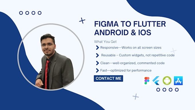 convert figma design to responsive flutter UI code