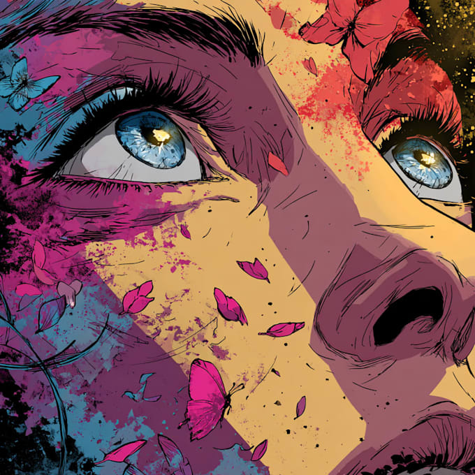 comic book illustration with comic book illustrator