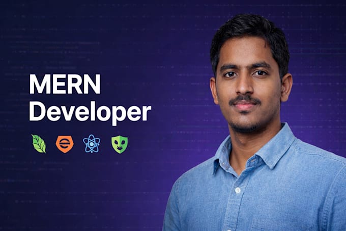 build mern full stack web application and software developer