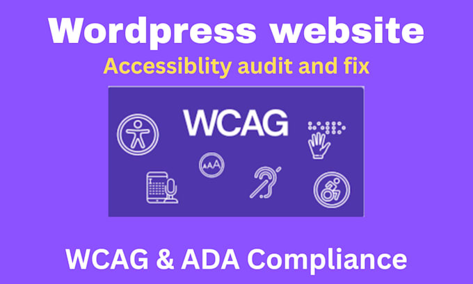 audit and fix wordpress website for ada, wcag accessibility compliance