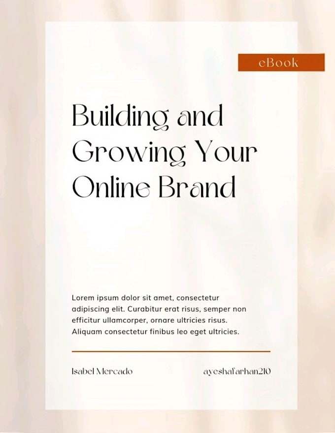 design a professional ebook or workbook