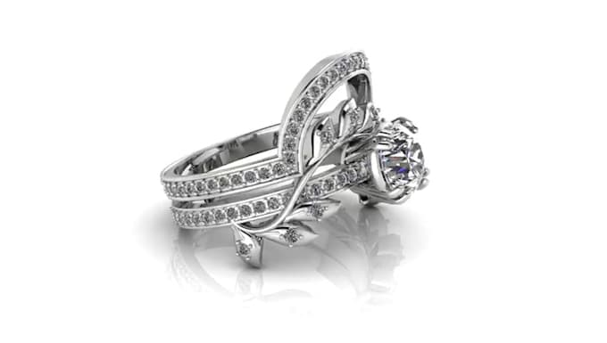 create luxury 3d jewelry animation, realistic rendering and cgi product video