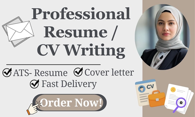 design a professional resume , CV