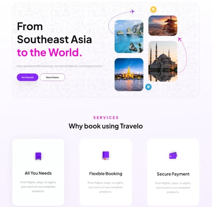 creating a landing page with HTML and CSS