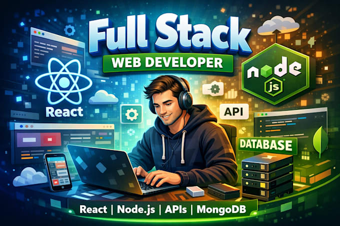 develop a full stack web application using react and nodejs