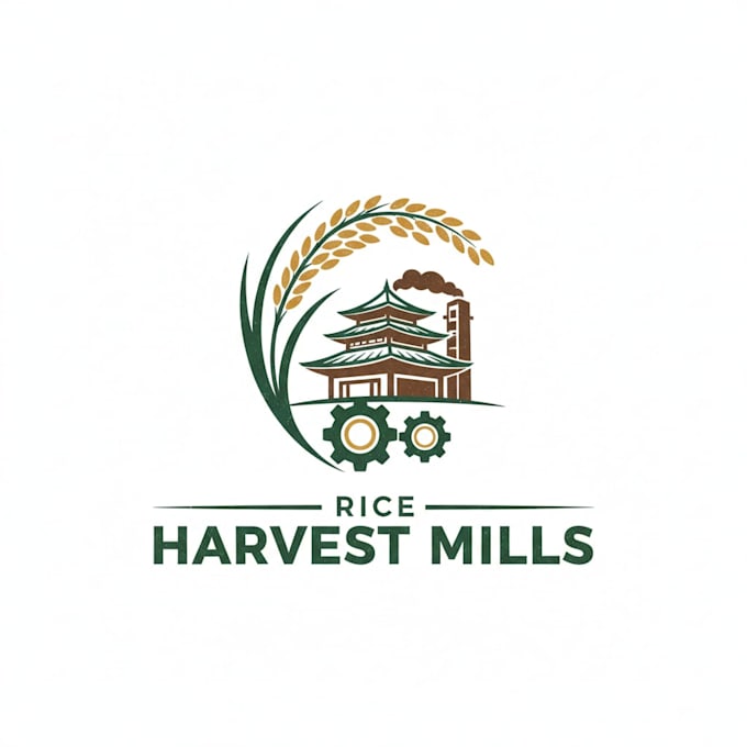 Logo Design For Rice Mill Design a professional and eye catching rice mill logo for your brand by ...