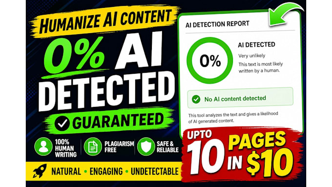 humanize ai content, rewrite ai content, and edit ai content