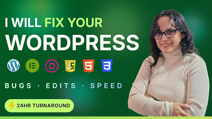 fix, edit, or customize your divi or elementor website