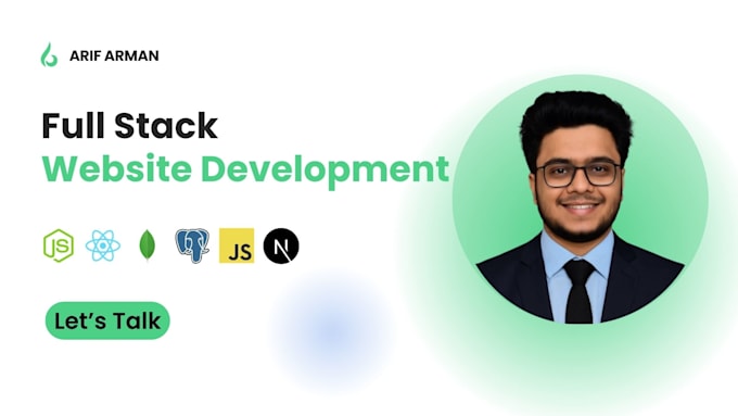 build full stack web application with reactjs or nextjs and node