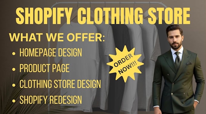 design a professional shopify homepage that converts