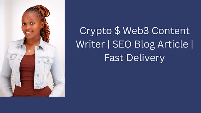 write SEO optimized crypto blockchain and web3 articles
