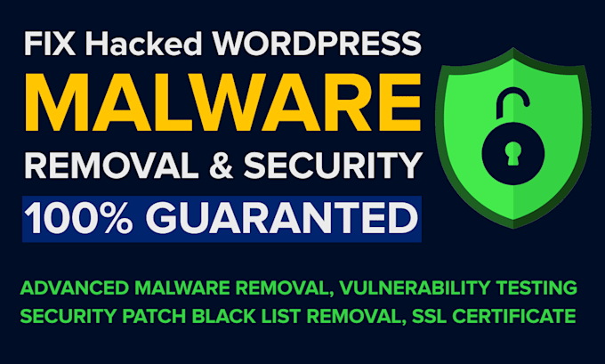 clean hacked wordpress website and remove malware very fast