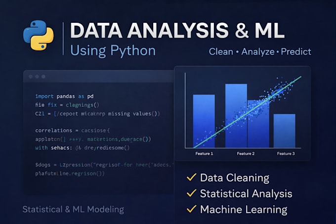 clean, analyze, and visualize your data in python