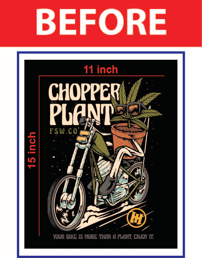 vectorize and prepare your design print ready