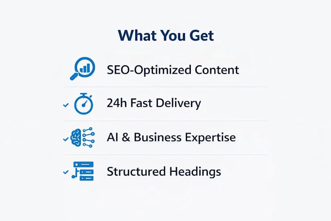 write SEO ai blog posts and business articles in 24 hours