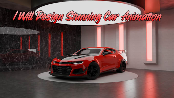 design stunning car animation