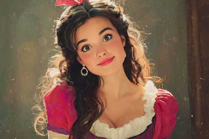 create disney style cartoon artwork from your photo