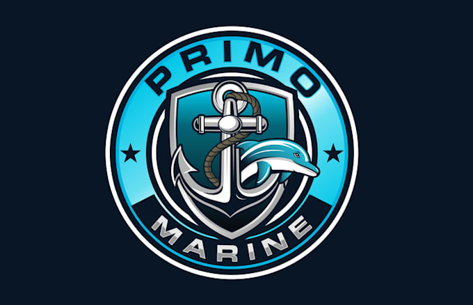 design unique primo marine logo