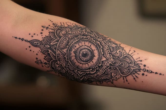 draw a custom traditional tattoo design