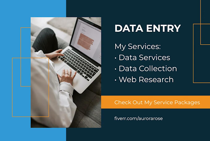 do accurate data entry and excel work manually