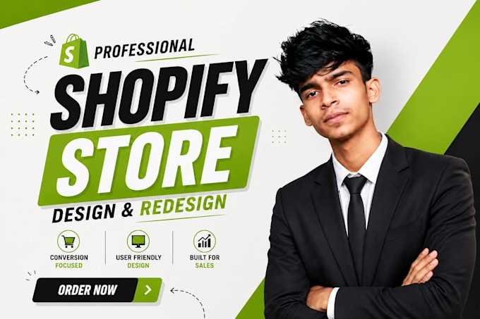 design high converting shopify store or redesign
