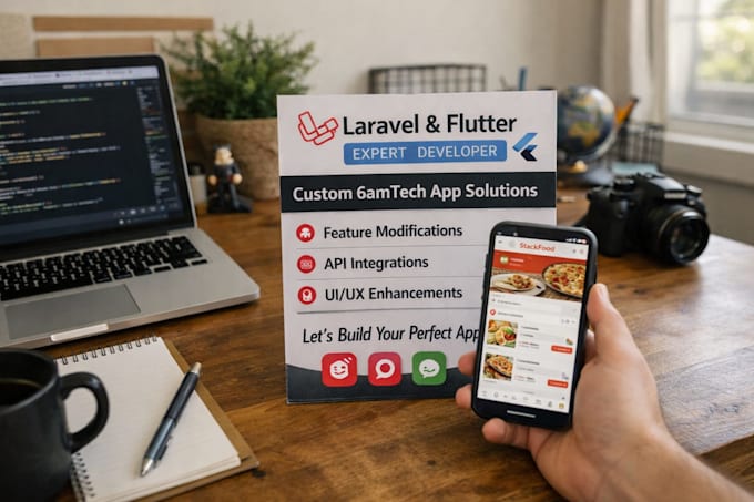 customize 6amtech apps like 6ammart, stackfood, demandium, 6valley, drivemond