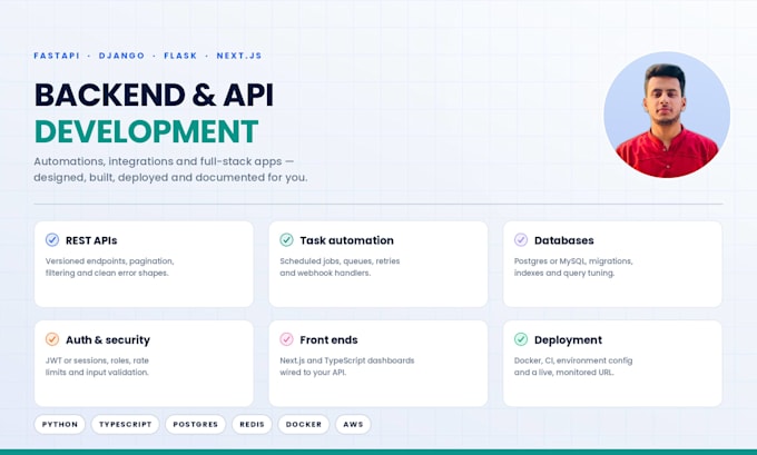 create automation backend with fastapi