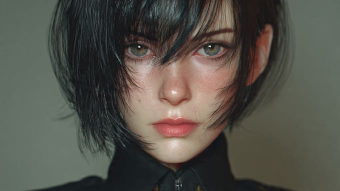 character illustrations in semi realistic art style