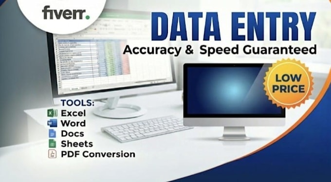 do any type of data entry or input