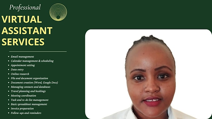be your professional virtual assistant