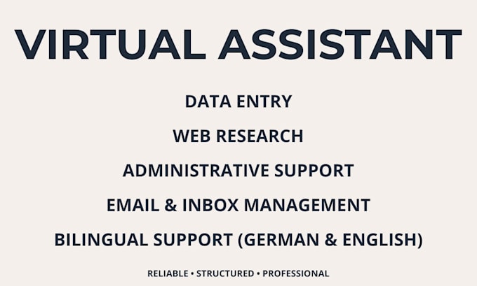 handle your data entry and admin tasks