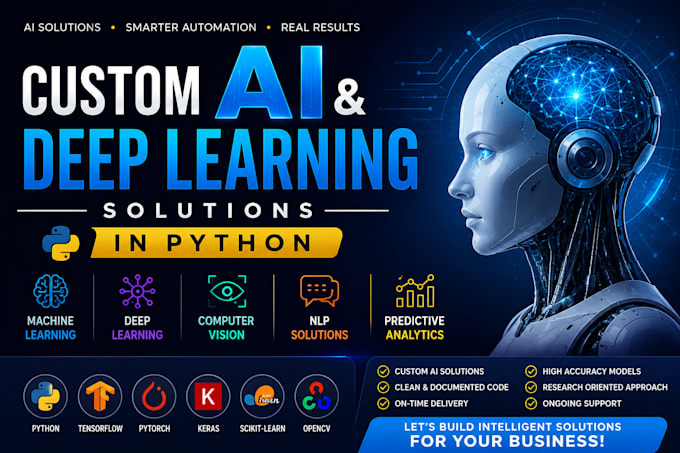 build custom ai, ml, and dl models in python