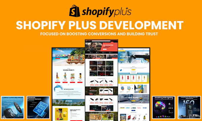develop or customize a professional shopify plus store
