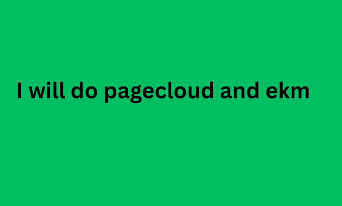 do pagecloud and ekm