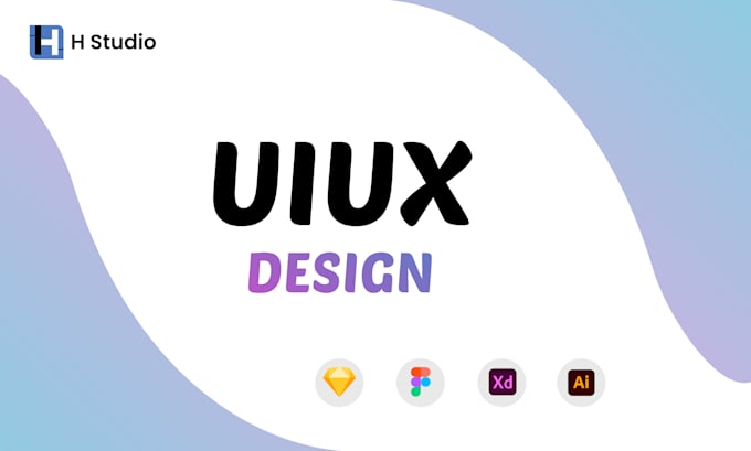 Ui ux moderna de app móvel com ia em figma para ios e android