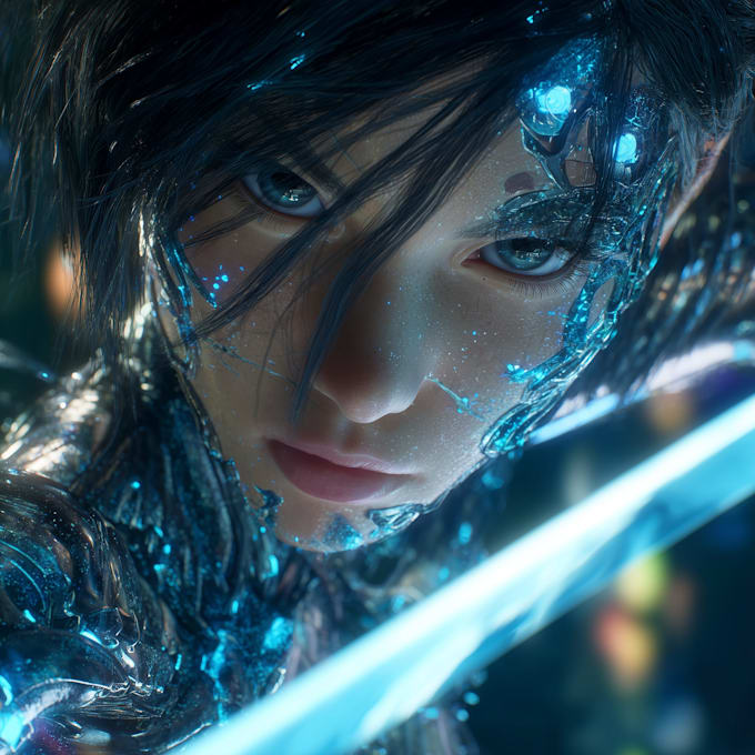 create cinematic fantasy ai character art