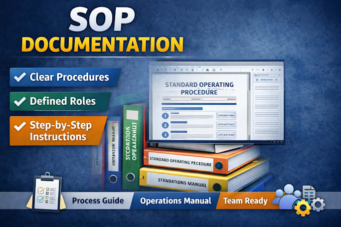 write professional sops and process documentation