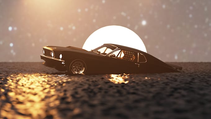 design realistic 3d models,renders and vfx