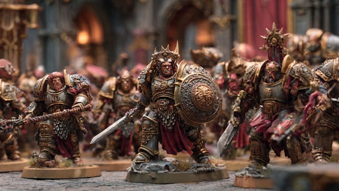 paint your warhammer 40k, sigmar and dnd miniatures